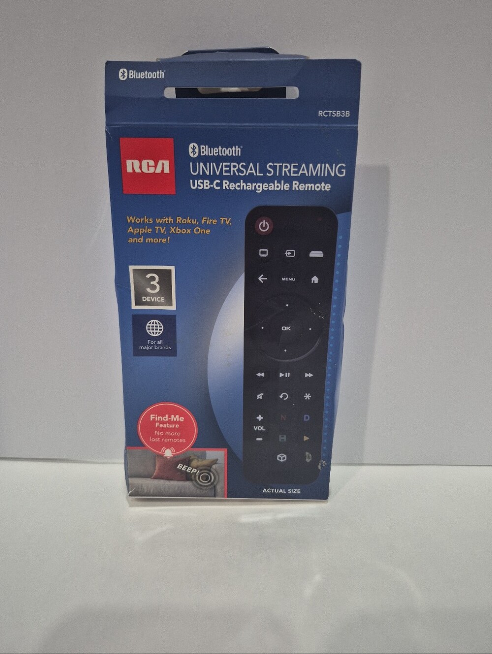 RCA Universal Streaming Rechargeable Remote RCTSB3B